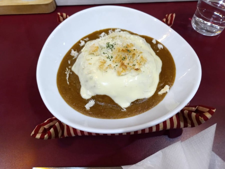 チーズ焼きカレーを食べました