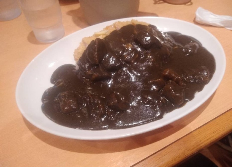 トンカツカリーを食べました!