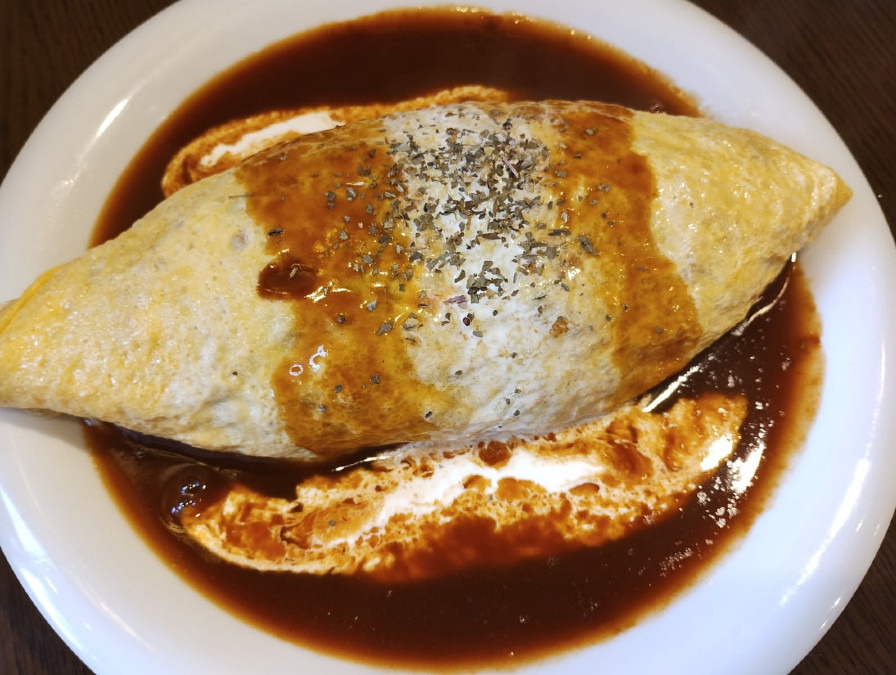カレーのオムライス!?