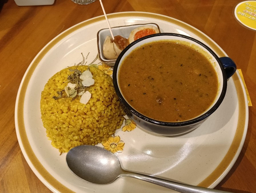 野菜カレー+煮卵